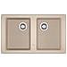 Lavello BFG620OA 2 Vasche Dimensioni 86 x 50 cm Colore Avena Serie Boston - Foto miniatura 4