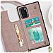 Cover Tracolla Samsung Galaxy S20 Fe Multifunzione Portafoglio Rose Gold - Foto miniatura 5