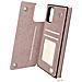 Cover Tracolla Samsung Galaxy S20 Fe Multifunzione Portafoglio Rose Gold - Foto miniatura 1