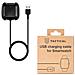 Basetta Caricabatterie Originale Usb Per Fitbit Versa - Versa Lite Black - Foto miniatura 1