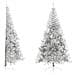 Albero di Natale a Metà con Supporto Argento 240 cm PET - Foto miniatura 1