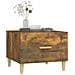 Tavolino Da Salotto Rovere Fumo 50x50x40 Cm Legno Multistrato - Foto miniatura 4