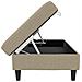 Hartford Pouf In Lino Cappuccino - Foto miniatura 6