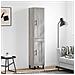 Credenza Grigio Sonoma 34,5x34x180 Cm In Legno Multistrato - Foto miniatura 1