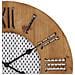 Orologio Da Parete Legno Scuro Ø 60 Cm Cuilco - Foto miniatura 3