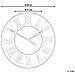 Orologio Da Parete Legno Scuro Ø 60 Cm Cuilco - Foto miniatura 5