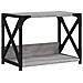 Supporto Stampante 2 Piani Grigio Sonoma 44x26x31,5 Multistrato - Foto miniatura 2