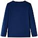 Maglietta Da Bambino A Maniche Lunghe Blu Marino 104 - Foto miniatura 2