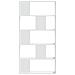 Libreria 5 Ripiani Bianca 80,5x23,5x162,5cm Legno Multistrato - Foto miniatura 3