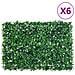 Recinzione Foglie Arbusti Artificiali6 Pz Verde 40x60 Cm - Foto miniatura 1