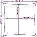 Vela Parasole 160 G /m Quadrata Grigio Chiaro 3x3 M In Hdpe - Foto miniatura 3