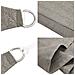 Vela Parasole 160 G /m Quadrata Grigio Chiaro 3x3 M In Hdpe - Foto miniatura 6