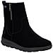 Black Casual Closed Ladies Mid Height Boots Stivaletti Pelle Scamosciata /nabuk Scarpe Donna Nero Eu 38, Z0053-00 - Foto miniatura 1