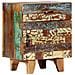 Comodino Intagliato A Mano 40x30x50 Cm In Massello Di Recupero - Foto miniatura 2