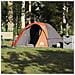 Tenda Familiare Cabina 6 Persone Grigia Arancione Impermeabile - Foto miniatura 1