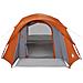 Tenda Familiare Cabina 6 Persone Grigia Arancione Impermeabile - Foto miniatura 4