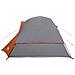 Tenda Familiare Cabina 6 Persone Grigia Arancione Impermeabile - Foto miniatura 6