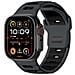 Elegante Cinturino In Silicone Per Apple Watch 42/44/45/46/49mm Black - Foto miniatura 1