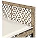 Set da Pranzo da Giardino 17 pz con Cuscini Beige in Polyrattan - Foto miniatura 9