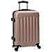 Set di Valigie 3 pcs Bagaglio Rigido Rosa Oro 20” 24” 28” ABS - Foto miniatura 2
