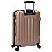 Set di Valigie 3 pcs Bagaglio Rigido Rosa Oro 20” 24” 28” ABS - Foto miniatura 6
