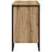 Mobiletto per Lavabo Rovere Artigianale 91x35x60 cm Legno ingegnerizzato - Foto miniatura 6