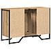 Mobiletto per Lavabo Rovere Artigianale 91x35x60 cm Legno ingegnerizzato - Foto miniatura 7