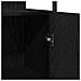 Armadio da Bagno  Nero Rovere 33x33x185,5 cm in Legno Ingegnerizzato - Foto miniatura 9