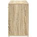 Scarpiera rovere sonoma 103 x 30 x 51 cm Legno multistrato - Foto miniatura 6