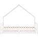 Giroletto Bambini con Cassetti Bianco 90x190 cm Massello Pino - Foto miniatura 5