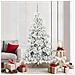 Albero di Natale Artificiale con Rami Pieghevoli Bianco 180 cm - Foto miniatura 2