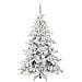 Albero di Natale Artificiale con Rami Pieghevoli Bianco 180 cm - Foto miniatura 3