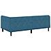 Cornice del letto ad angolo Blu 90 x 190 cm Velluto - Foto miniatura 9