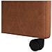 Sedie da Pranzo con Ruote 2 pcs Marrone 57 x 67 x 98 cm - Foto miniatura 9