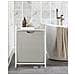 Cesto portabiancheria, contenitore per biancheria intima, bianco, MDF e acciaio - BLH101W01 - Foto miniatura 2