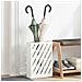 Supporto per Ombrellone Bianco 28 x 12 x 41 cm Acciaio - Foto miniatura 2
