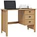 Scrivania con Cassetti Marrone miele 100 x 45 x 74 cm - Foto miniatura 3