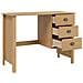 Scrivania con Cassetti Marrone miele 100 x 45 x 74 cm - Foto miniatura 4