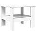 Tavolino da salotto Bianco 57 x 55 x 45 cm Legno multistrato - Foto miniatura 7