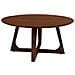 Tavolino Hellerup-marrone-mdf-75x75x36 Cm - Foto miniatura 1