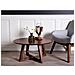 Tavolino Hellerup-marrone-mdf-75x75x36 Cm - Foto miniatura 5