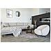 Tavolino Hellerup-marrone-mdf-75x75x36 Cm - Foto miniatura 6