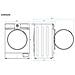Lavatrice Standard 7 Kg Slim Classe A HS714-T - Foto miniatura 3