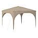 Tenda per feste a pop-up 290 x 290 x 245 cm Crema - Foto miniatura 1