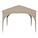 Tenda per feste a pop-up 290 x 290 x 245 cm Crema - Foto miniatura 6