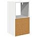 Comodino Bianco 30,5 x 27 x 59,5 cm Legno multistrato - Foto miniatura 8