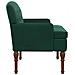 Loveseat con bottoni imbottiti Verde Scuro 111 x 65 x 79 cm - Foto miniatura 4