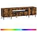 Mobile TV LED ZWOLLE Rovere Fumo Legno ingegnerizzato - Foto miniatura 3