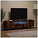 Mobile TV LED ZWOLLE Rovere Fumo Legno ingegnerizzato - Foto miniatura 4