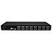 Kit Switch KVM USB montabile a rack 1U 16 porte con funzione OSD e cavi - Foto miniatura 2